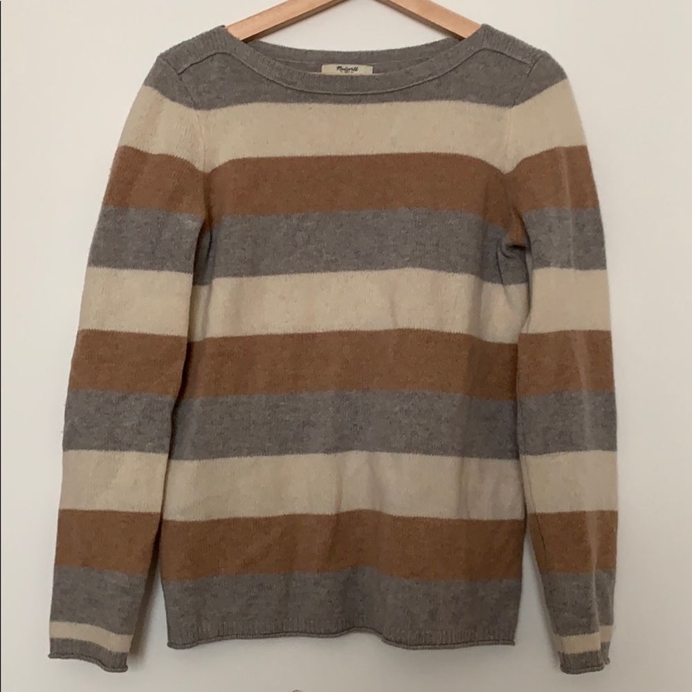 Madewell Striped Merino Wool Sweater